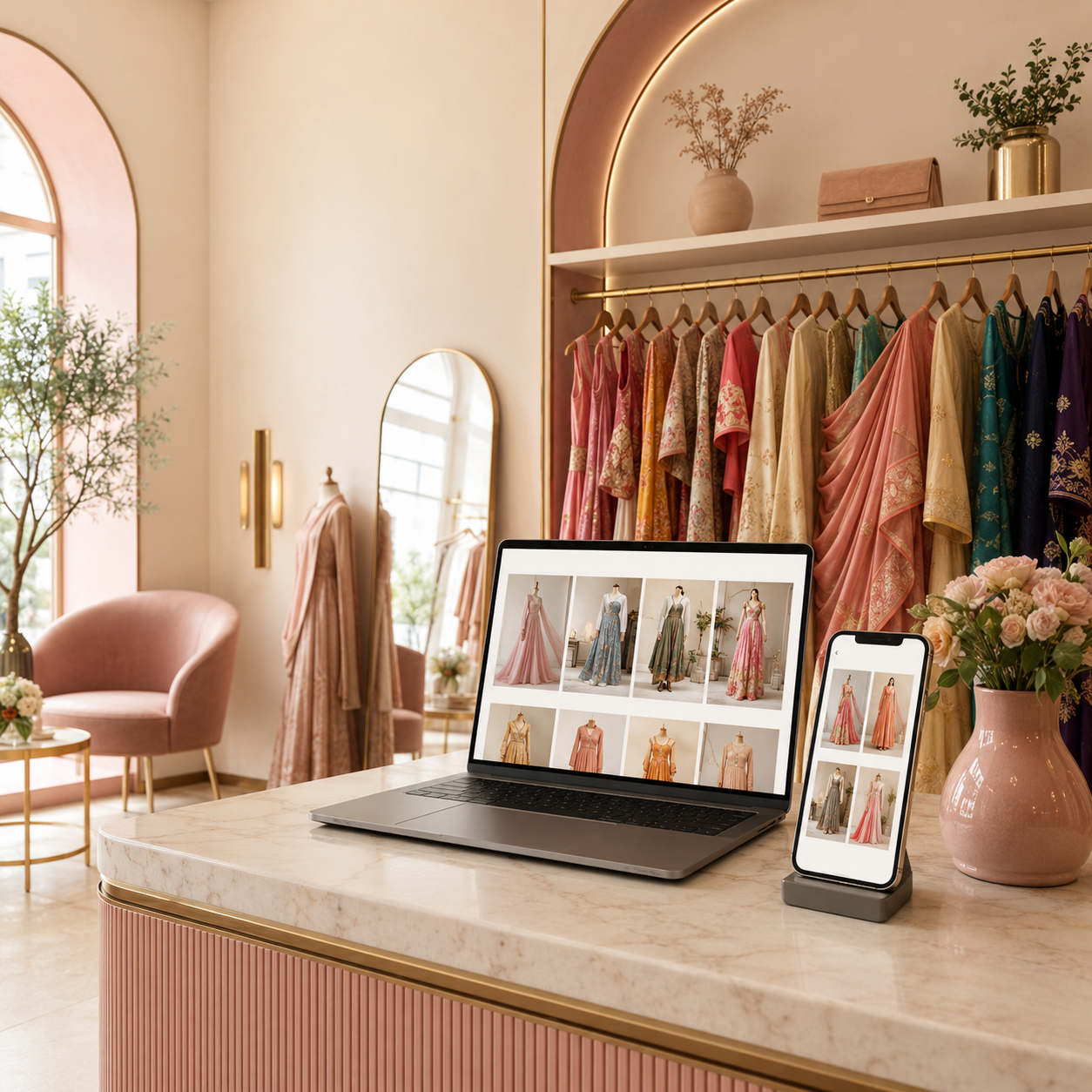 Boutique business growing after launching a professional website